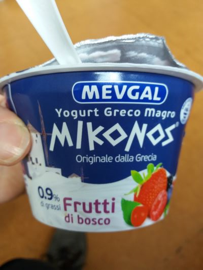 Mikonos yogurt greco frutto di bosco