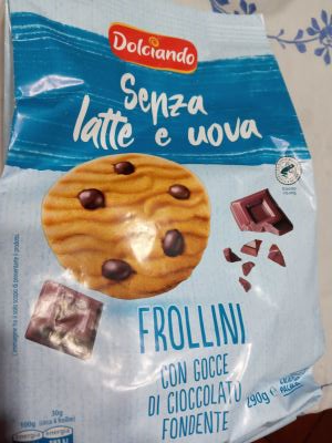 Frollini Senza latte e uova