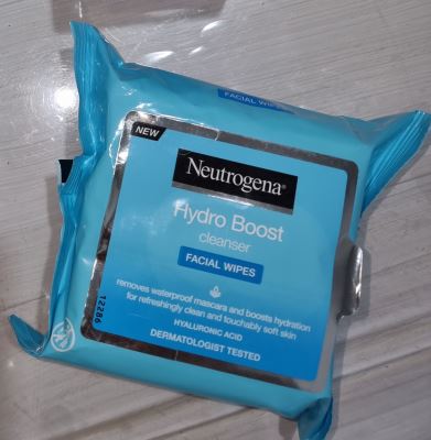 Hydro boost  cleanser facial wiper