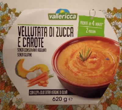 Vellutata di zucca e carote 