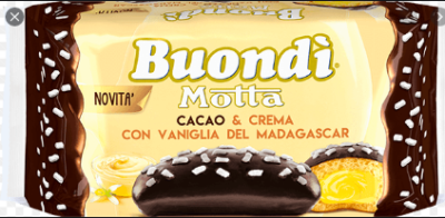 Buondì cacao e crema con vaniglia del Madagascar 