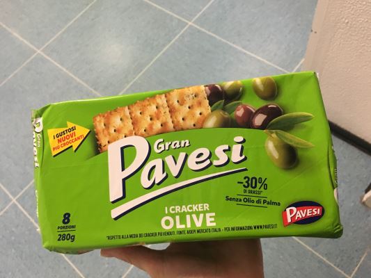 Gran Pavesi Cracker alle olive