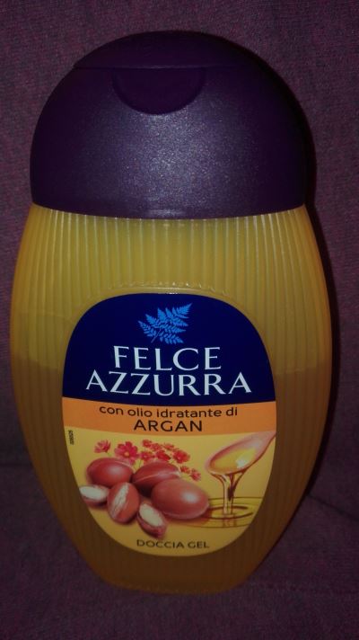 Felce azzurra con olio idratante di argan