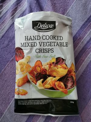 Hand cooked mixed vegetable crisps