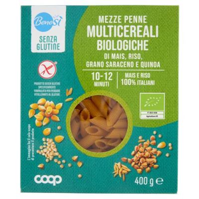 Mezze penne multi cereali senza glutine