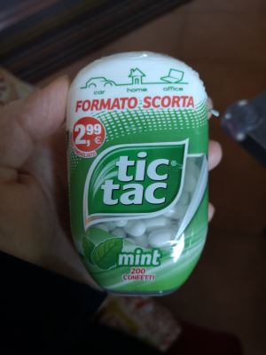 Tic Tac menta FORMATO SCORTA