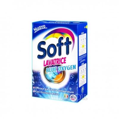 soft blue oxygen detersivo lavatrice in polvere