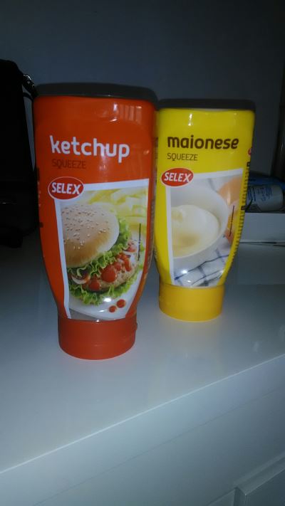 Ketchup, maionese