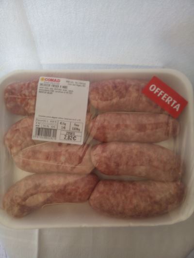 salsiccia fresca a nodi