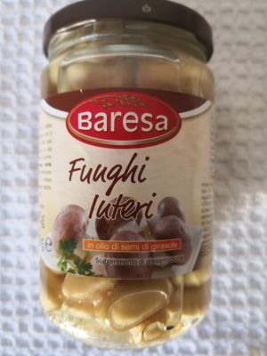 FUNGHI INTERI in olio di semi di girasole 