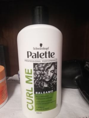 Palette balsamo per capelli ricci 