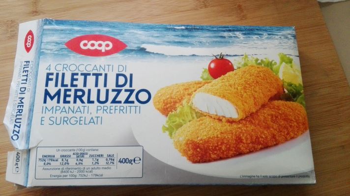 Filetti di Merluzzo -Impanati,prefritti e surgelati