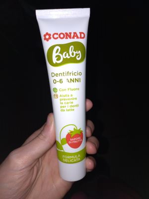 Dentifricio Conad baby 