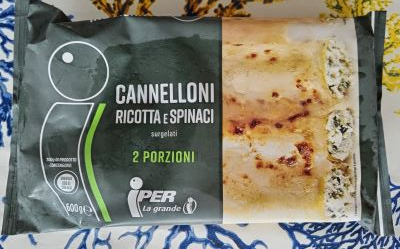 Cannelloni ricotta e spinaci 