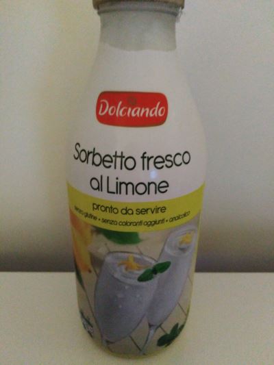 Sorbetto fresco al limone