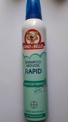 Shampoo Mousse Rapid al muschio bianco