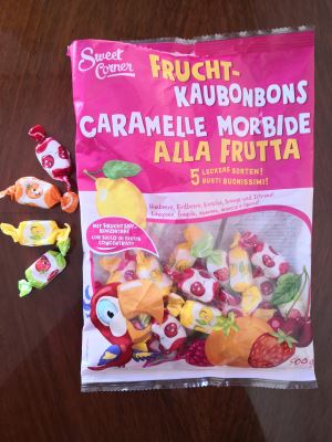 CARAMELLE MORBIDE ALLA FRUTTA