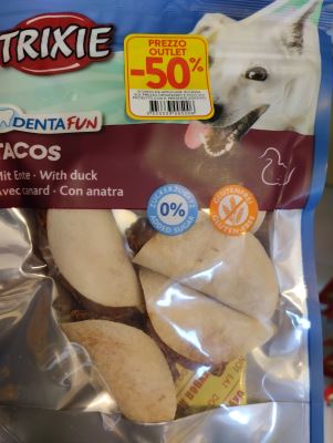 Tacos  gusto anatra per cani