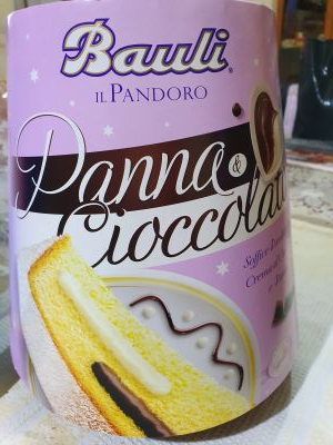 Pandoro Bauli panna e cioccolato 