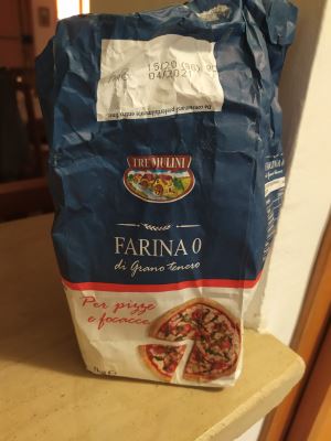 Farina 0 di grano tenero per pizze e focacce tre mulini