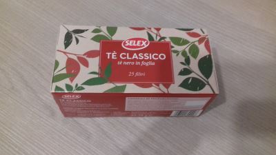 tè classico nero in foglia