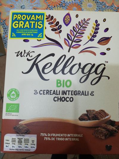 Kellogg integrali bio con choco