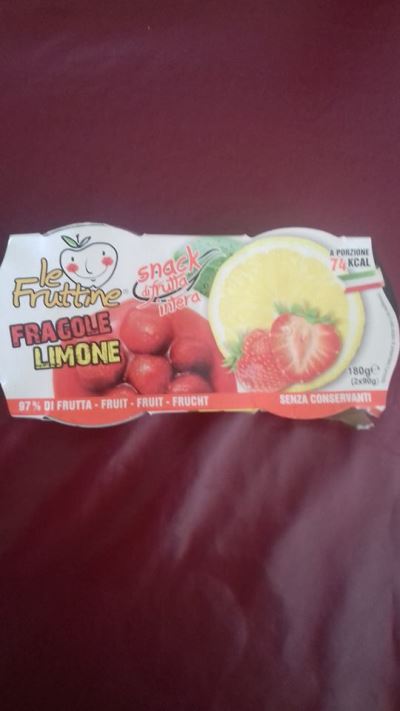 Le Fruttine fragole e limone 