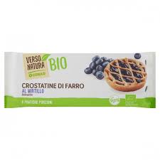 Crostatine di farro e mirtilli Verso Natura bio