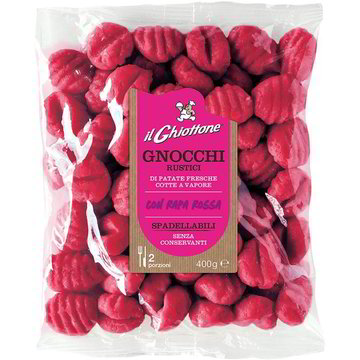 Gnocchi freschi di rapa rossa