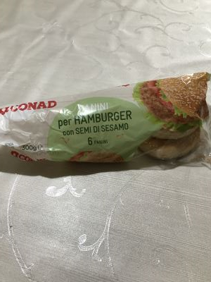 Panini per hamburger 
