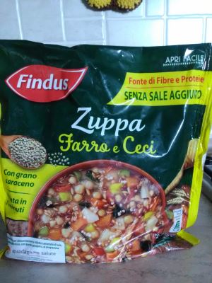 Zuppa farro e ceci