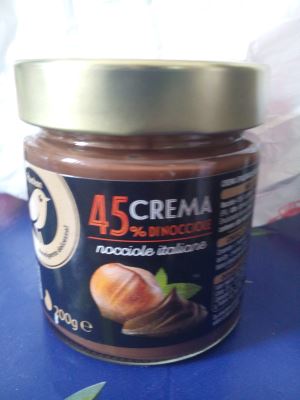 45% crema di nocciole
