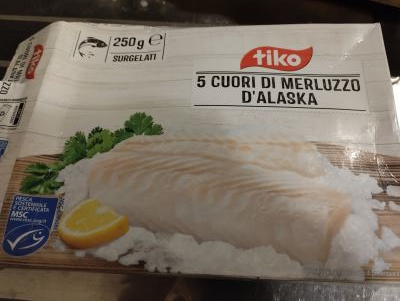 5 cuori di merluzzo d'alaska