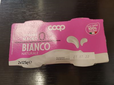 Yogurt bianco magro