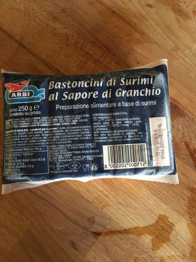 Bastoncini di surimi