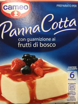 Panna cotta ai frutti di bosco