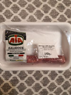 SALSICCE con tacchino, suino e pollo