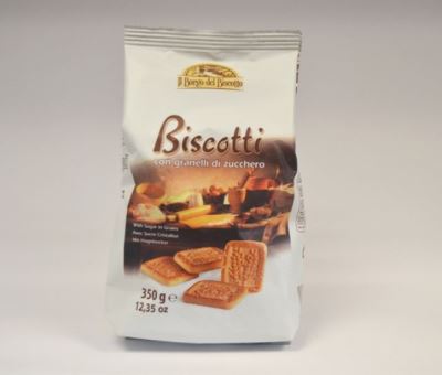 Biscotti con granelli di zucchero