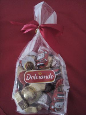 Praline assortite di cioccolato al latte ripiene