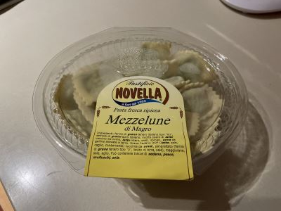 Mezzelune di magro