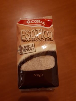 Esotico zucchero di canna 