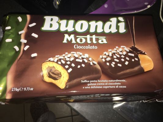 Buondì ricoperti di cioccolato 