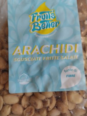 Arachidi sgusciate fritte e salate