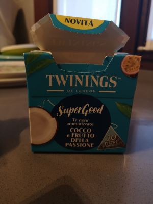 Tè al cocco e frutto della passione 
