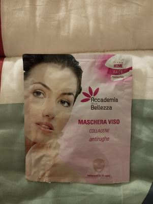 Maschera viso collagene