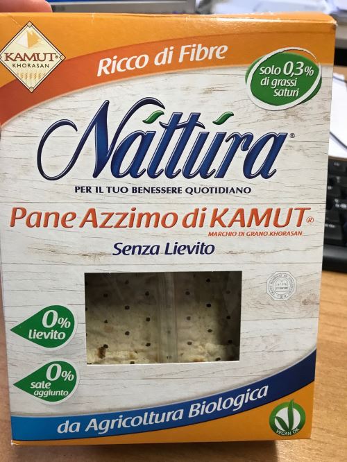 Sfoglie di pane azzimo di KAMUT 