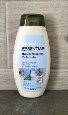 Doccia schiuma vellutante con estratto di altea e latte d'avena 