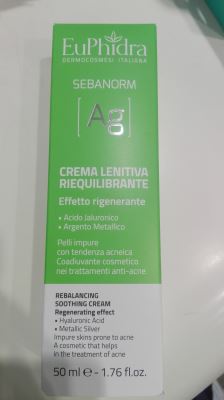 Crema lenitiva riequilibrante