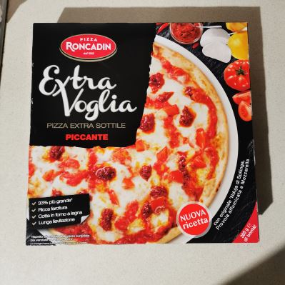 Pizza surgelata Extra Voglia piccante extra sottile