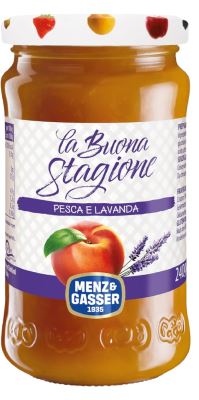 Preparato di pesca e lavanda